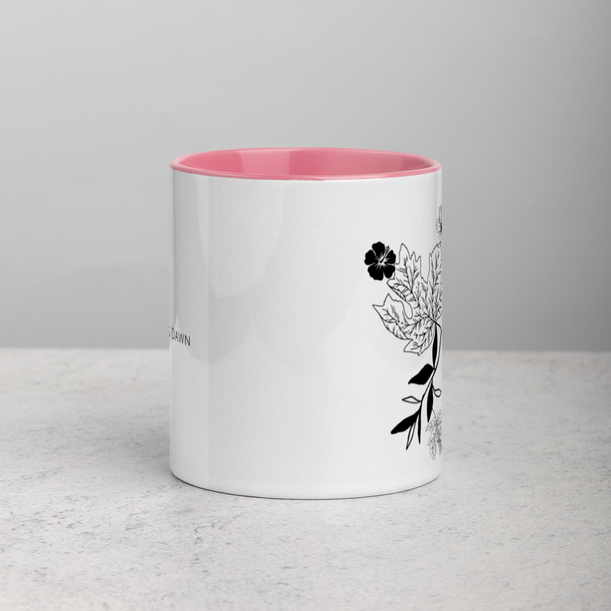 Everything Dawn Autumn Leaves Floral Mug