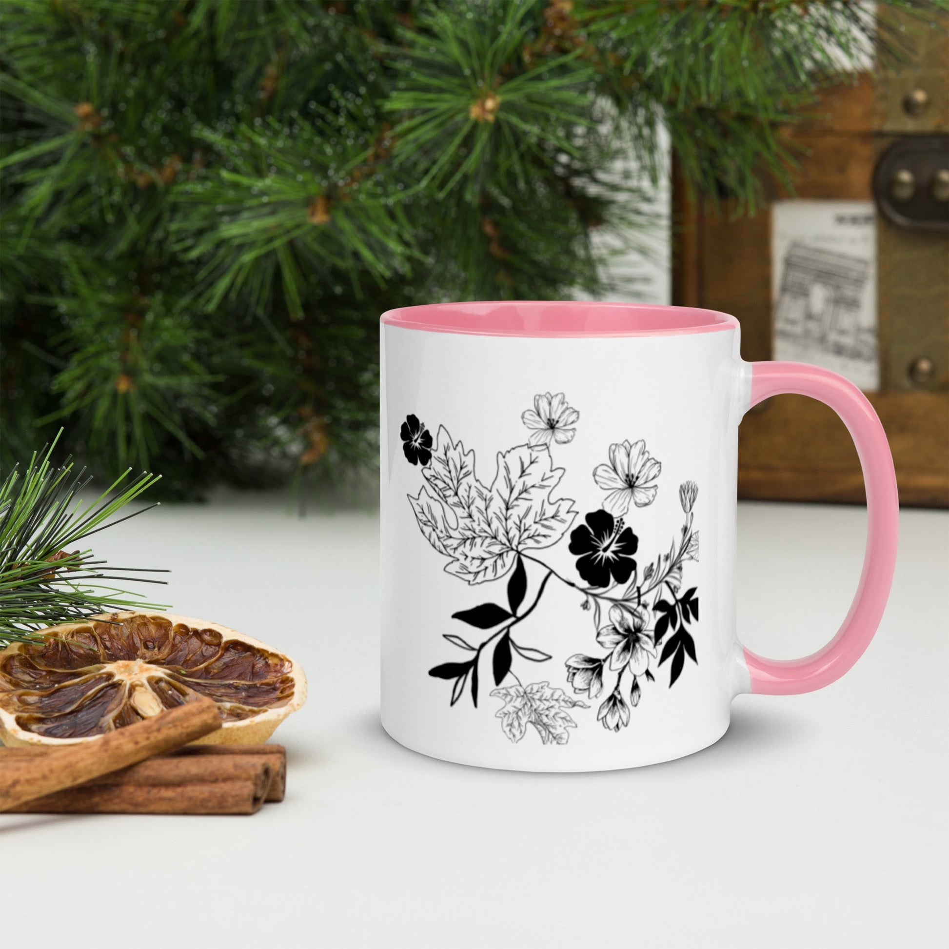 Everything Dawn Autumn Leaves Floral Mug