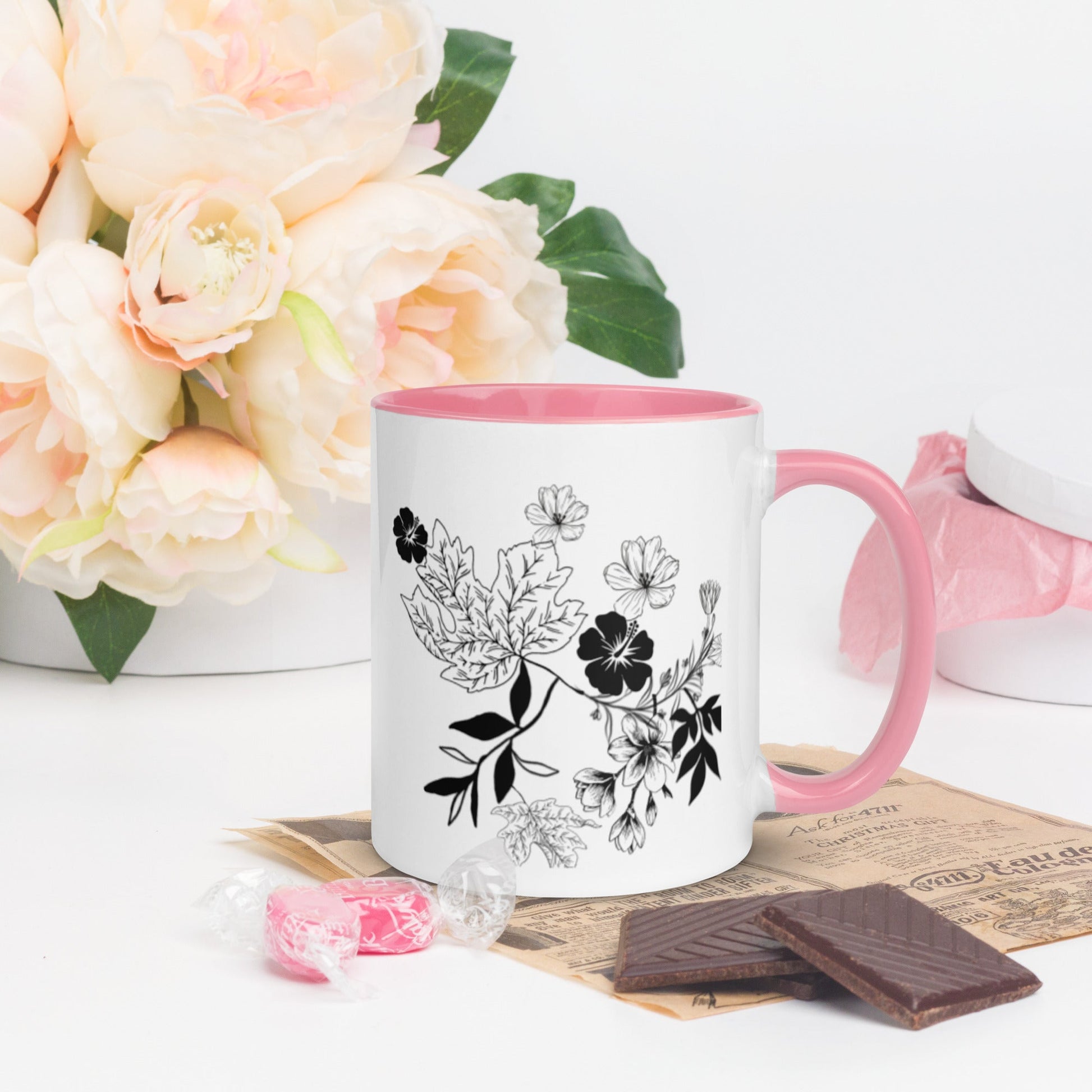 Everything Dawn Autumn Leaves Floral Mug