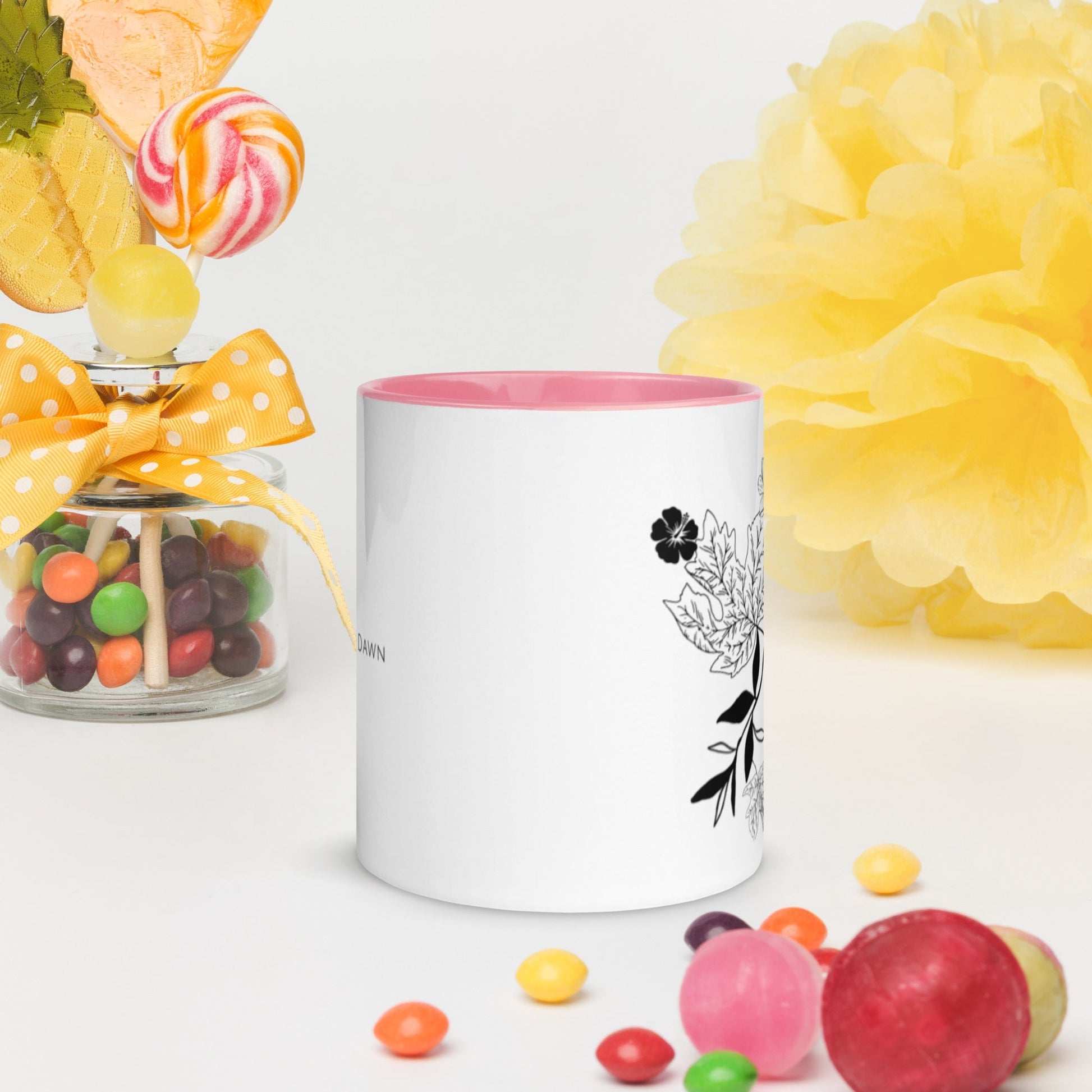 Everything Dawn Autumn Leaves Floral Mug