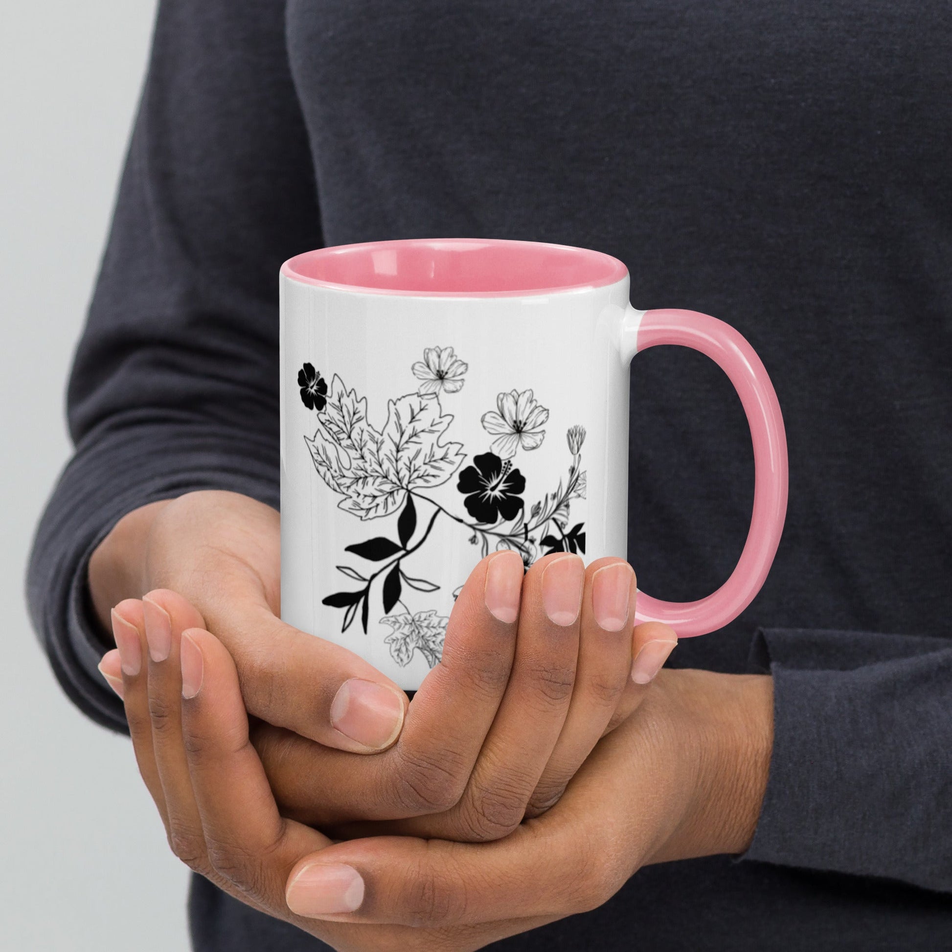 Everything Dawn Autumn Leaves Floral Mug