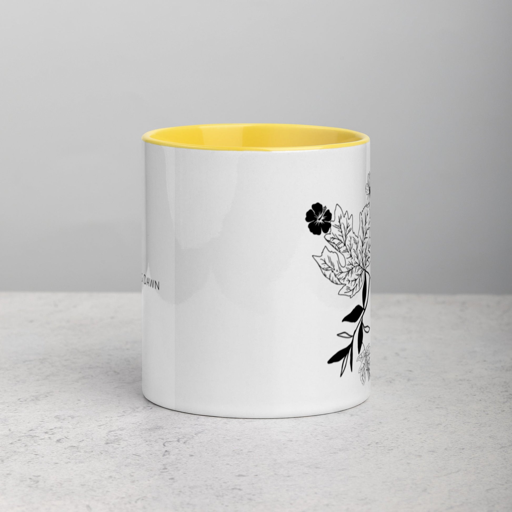 Everything Dawn Autumn Leaves Floral Mug