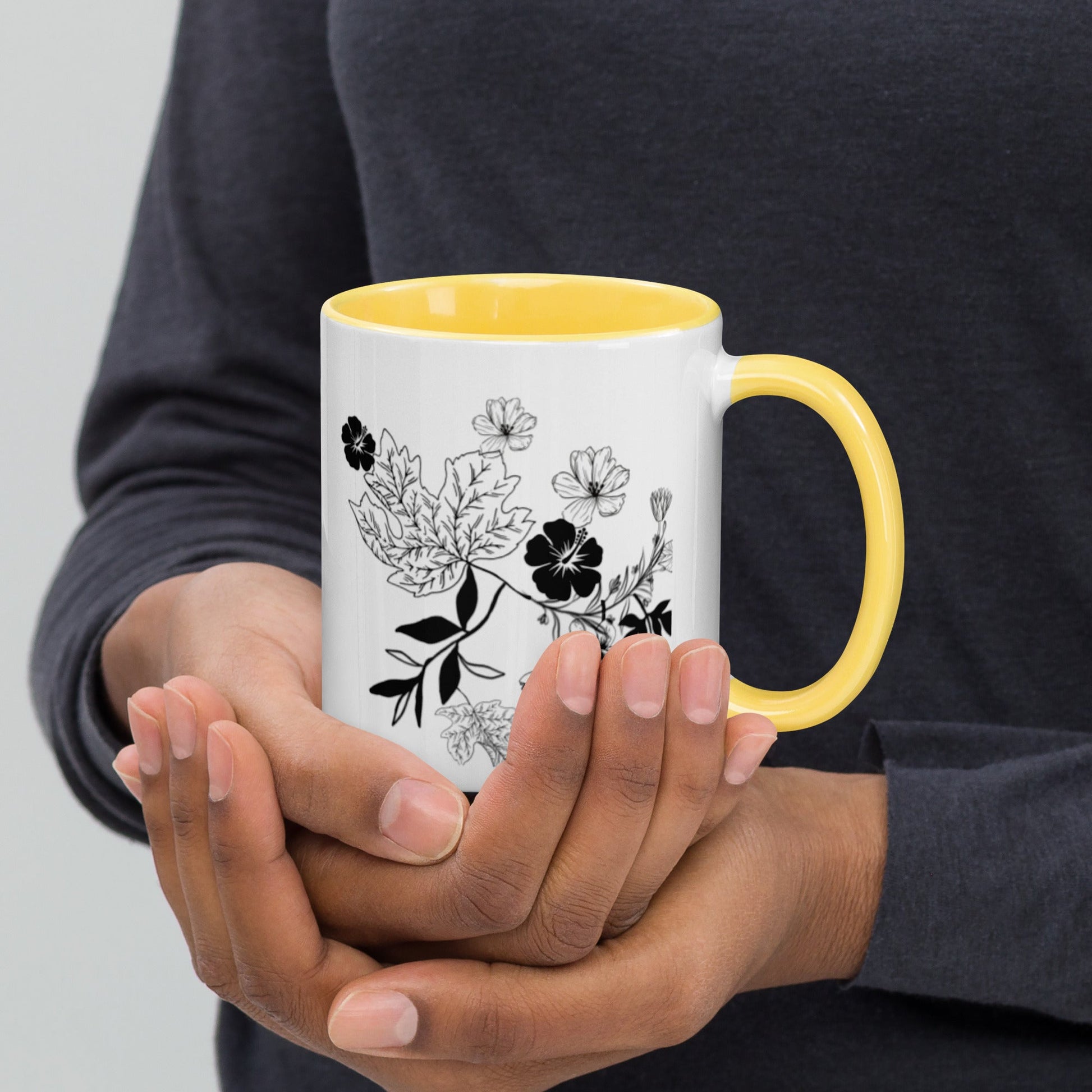 Everything Dawn Autumn Leaves Floral Mug