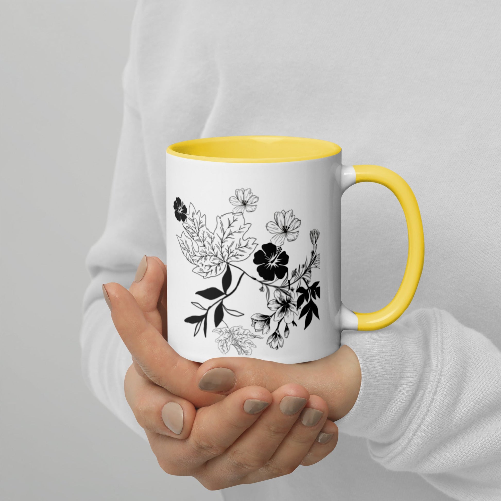 Everything Dawn Autumn Leaves Floral Mug