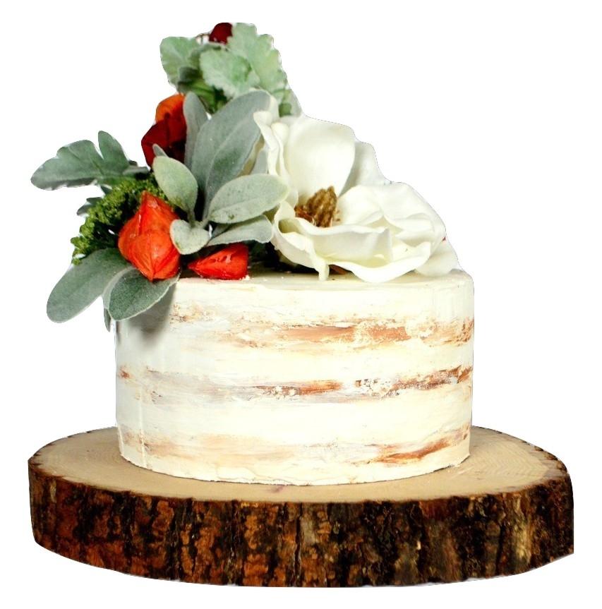 Fake Cake in Greenery & Cream - Everything Dawn Bakery Candle Treats