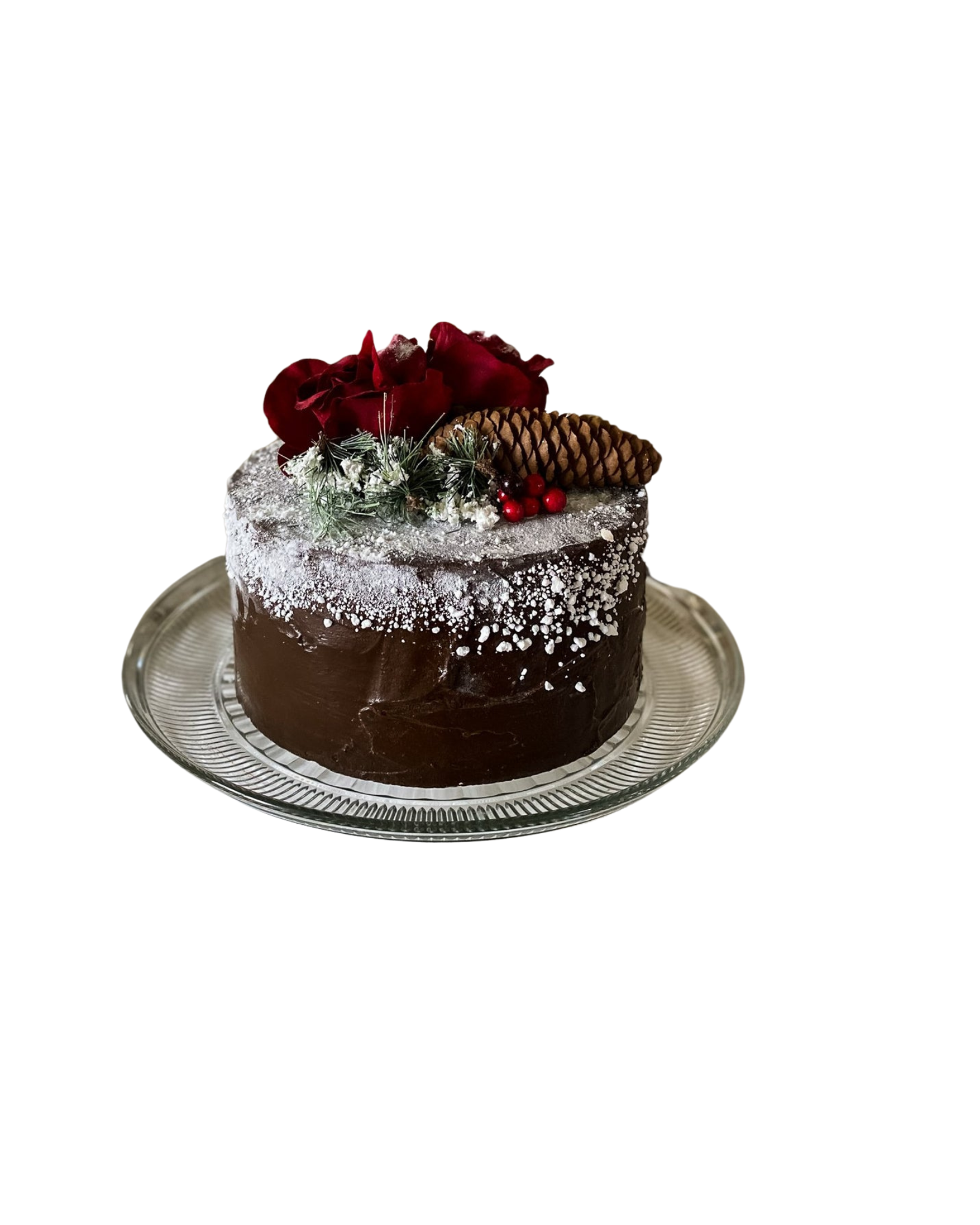 Everything Dawn Bakery Candle Treats Fake Cake Faux Cake in Chocolate Rose