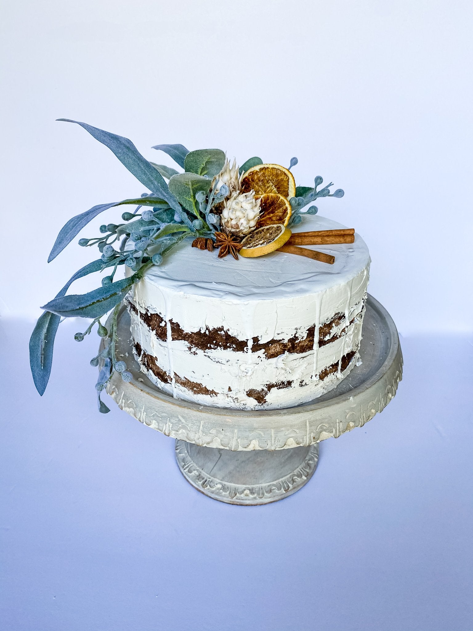 Everything Dawn Bakery Candle Treats Fake Cake Faux Cake in Citrus and Spice