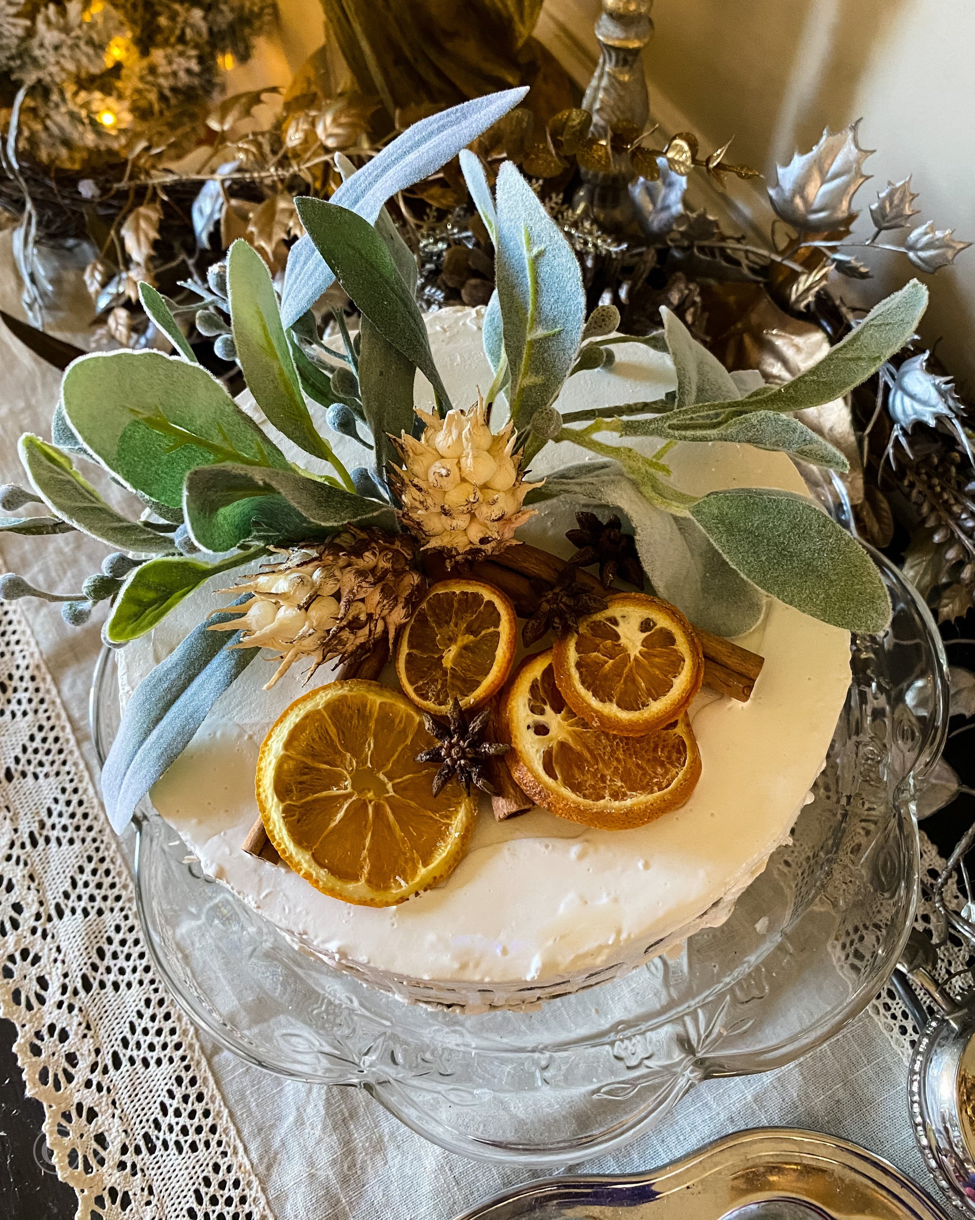 Everything Dawn Bakery Candle Treats Fake Cake Faux Cake in Citrus and Spice