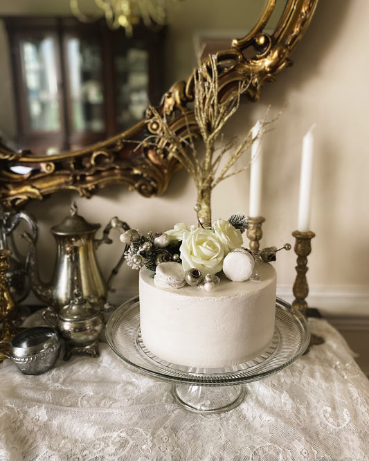 Everything Dawn Bakery Candle Treats Fake Cake Faux Cake in Winter Rose