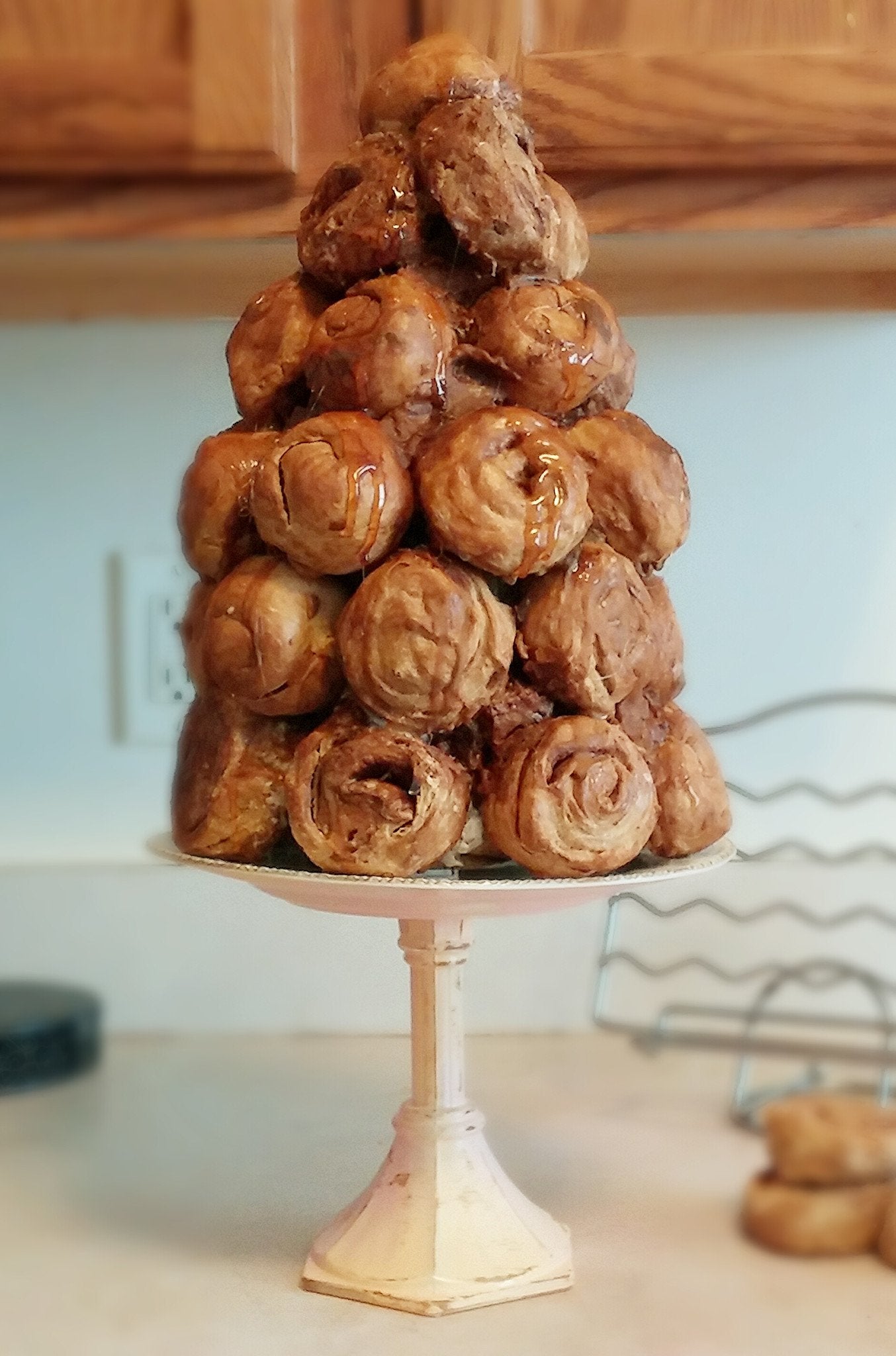 Everything Dawn Bakery Candle Treats Fake Pastries Fake Pastry Croquembouche Table Decor