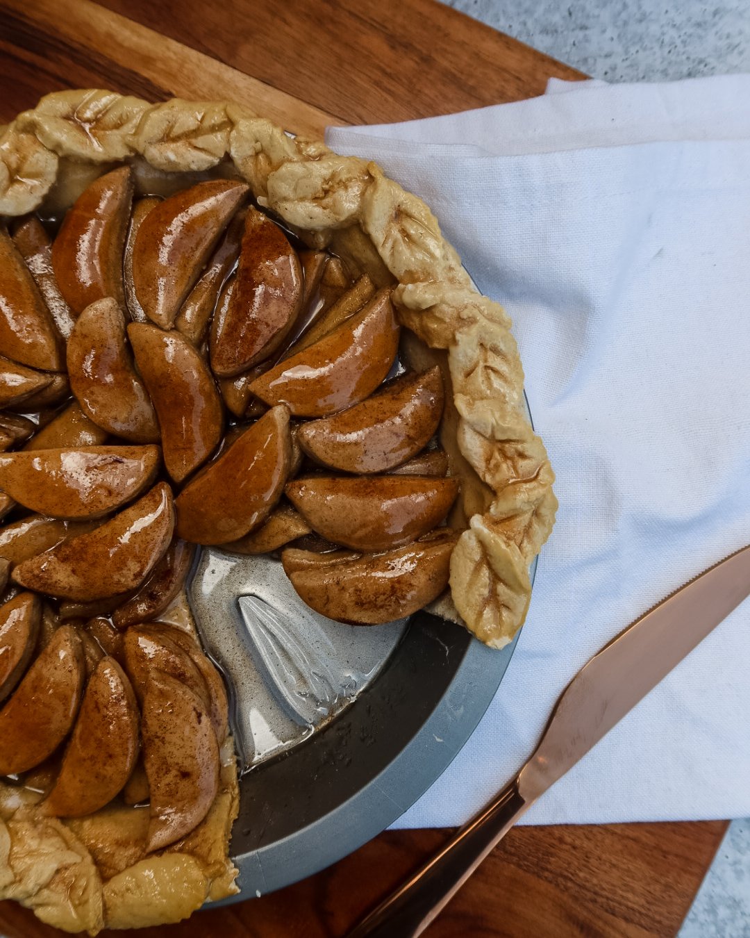Everything Dawn Bakery Candle Treats Fake Pie Apple Pie Tart Prop Leaf Crust