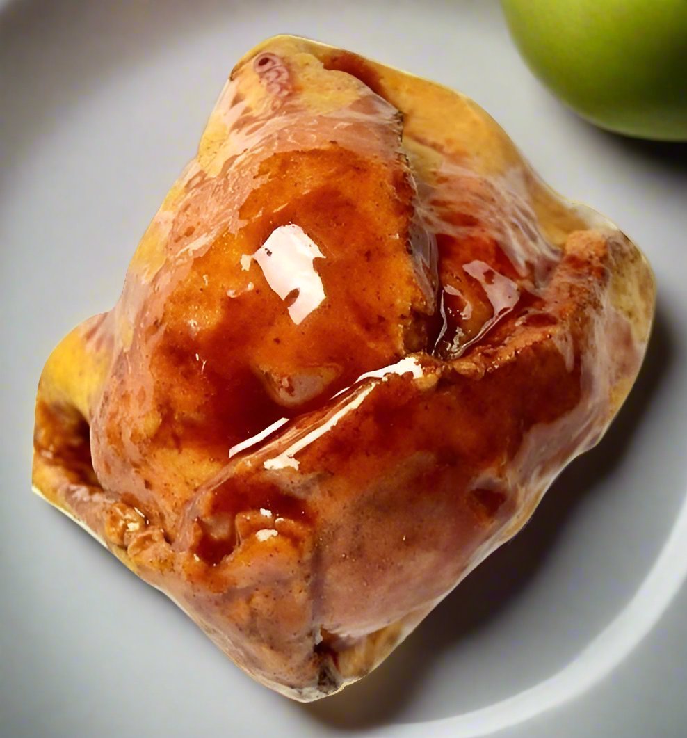Fake Apple Dumpling Staging Prop - Everything Dawn Bakery Candle Treats