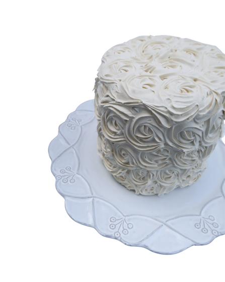 Everything Dawn Fake Cake Cream Rosette Faux Cake from Everything Dawn