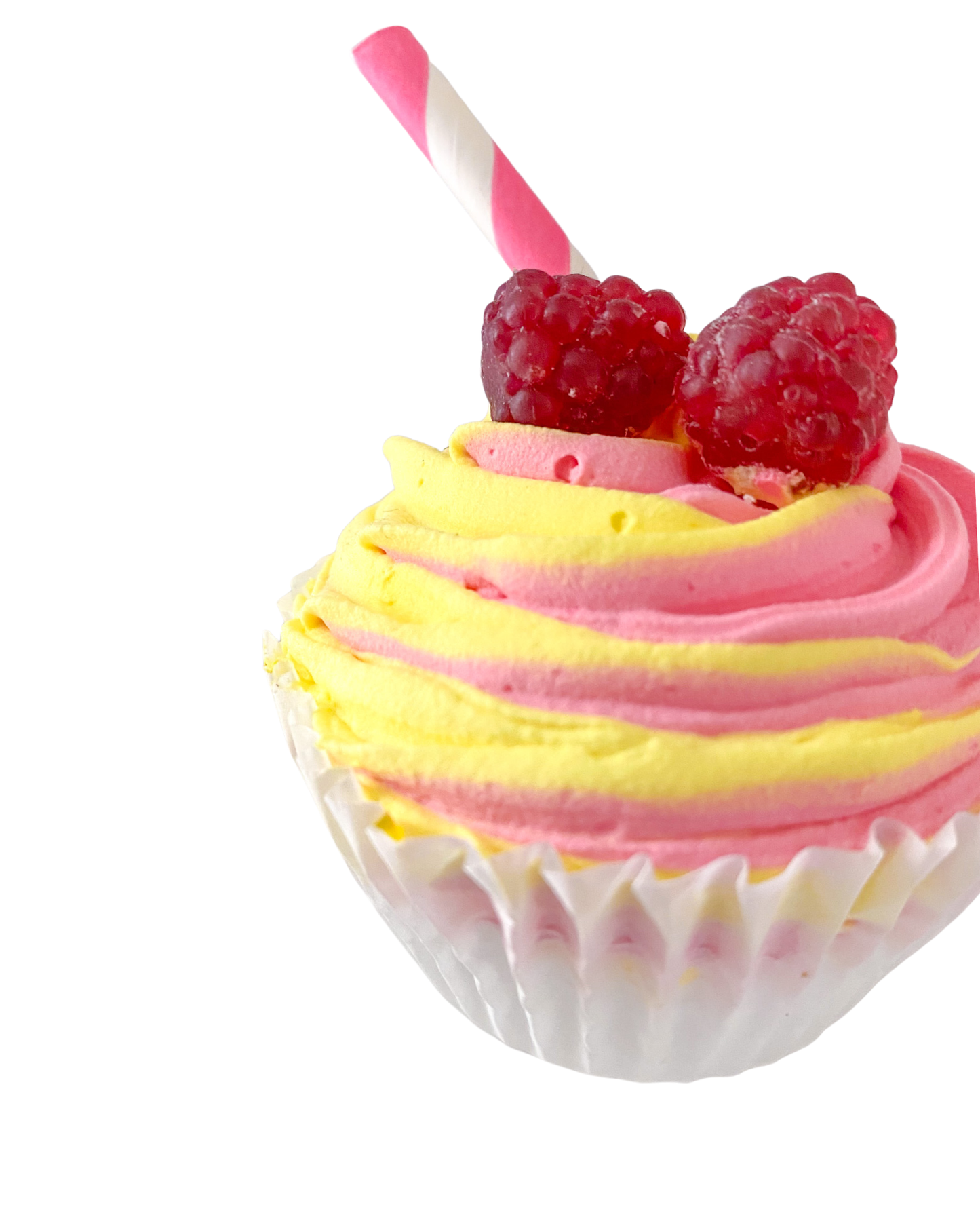 Everything Dawn Faux Cake Faux Cupcake in Raspberry Lemonade
