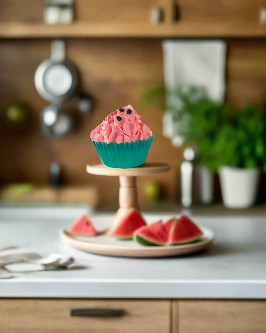 Everything Dawn Faux Cake Faux Cupcake in Watermelon